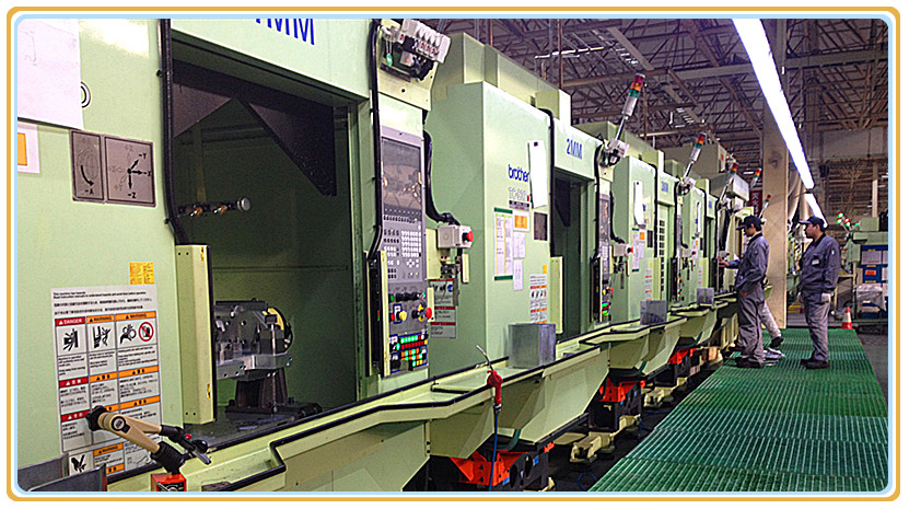 Precision processing line